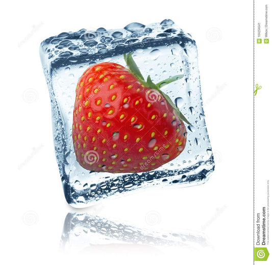 Dampfsteine Erdbeere Ice